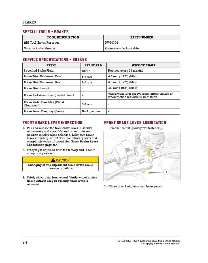 Indian FTR1200 Service Manual service manual preview page 8