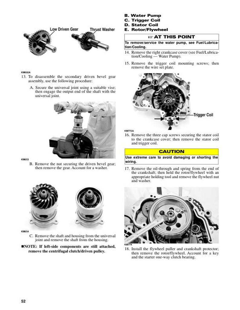 Tracker Offroad 300 ATV Service Manual service manual preview page 6