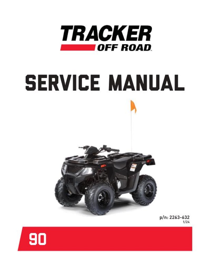 Tracker Offroad 90 ATV Service Manual service manual preview page 2