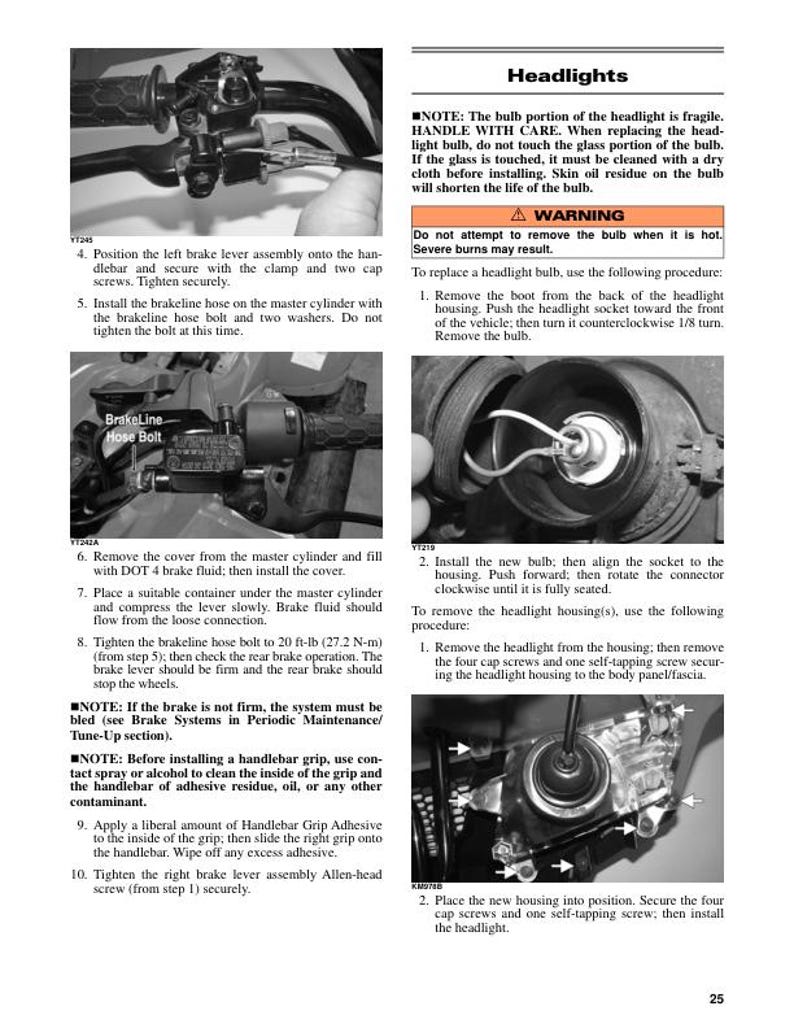 Tracker Offroad 90 ATV Service Manual service manual preview page 7