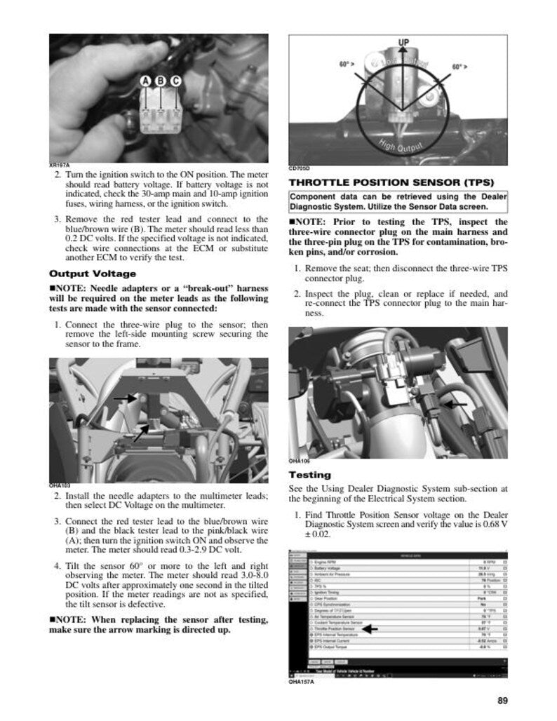 Tracker Offroad 600 ATV Service Manual service manual preview page 10
