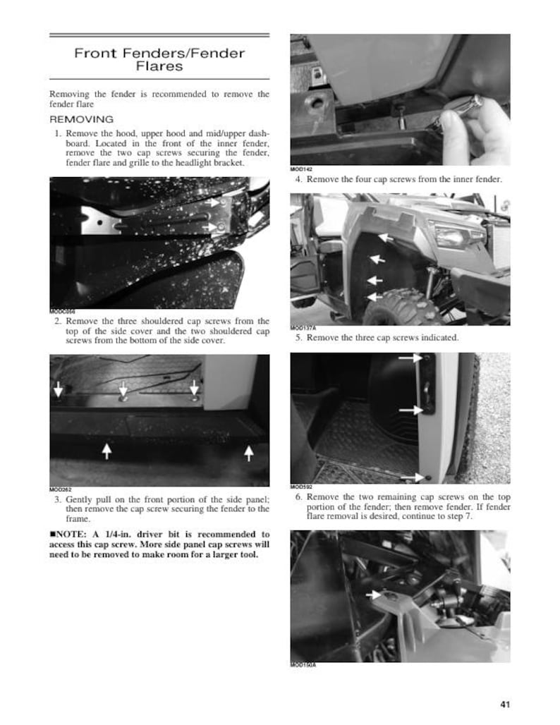 Tracker Offroad 800 CREW UTV Service Manual service manual preview page 5