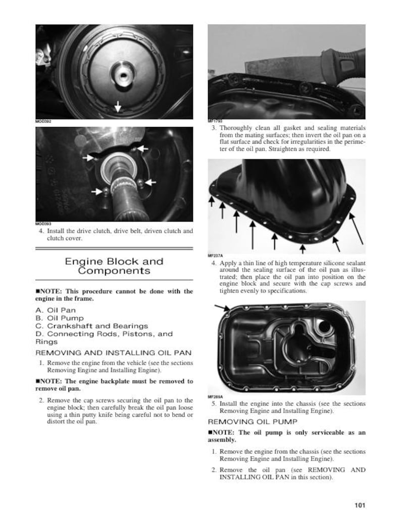 Tracker Offroad 800 CREW UTV Service Manual service manual preview page 10