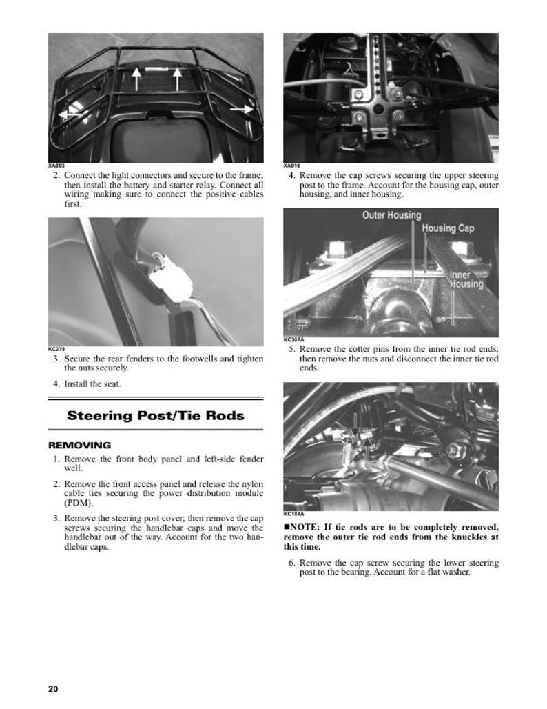 Tracker Offroad 450 ATV Service Manual service manual preview page 6