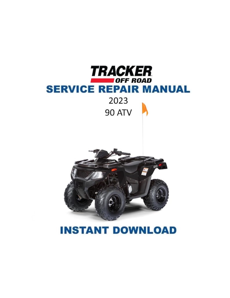 Tracker Offroad 90 ATV Service Manual PDF service repair manual cover