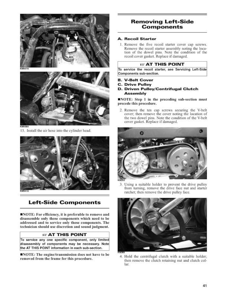 Tracker Offroad 300 ATV Service Manual service manual preview page 6