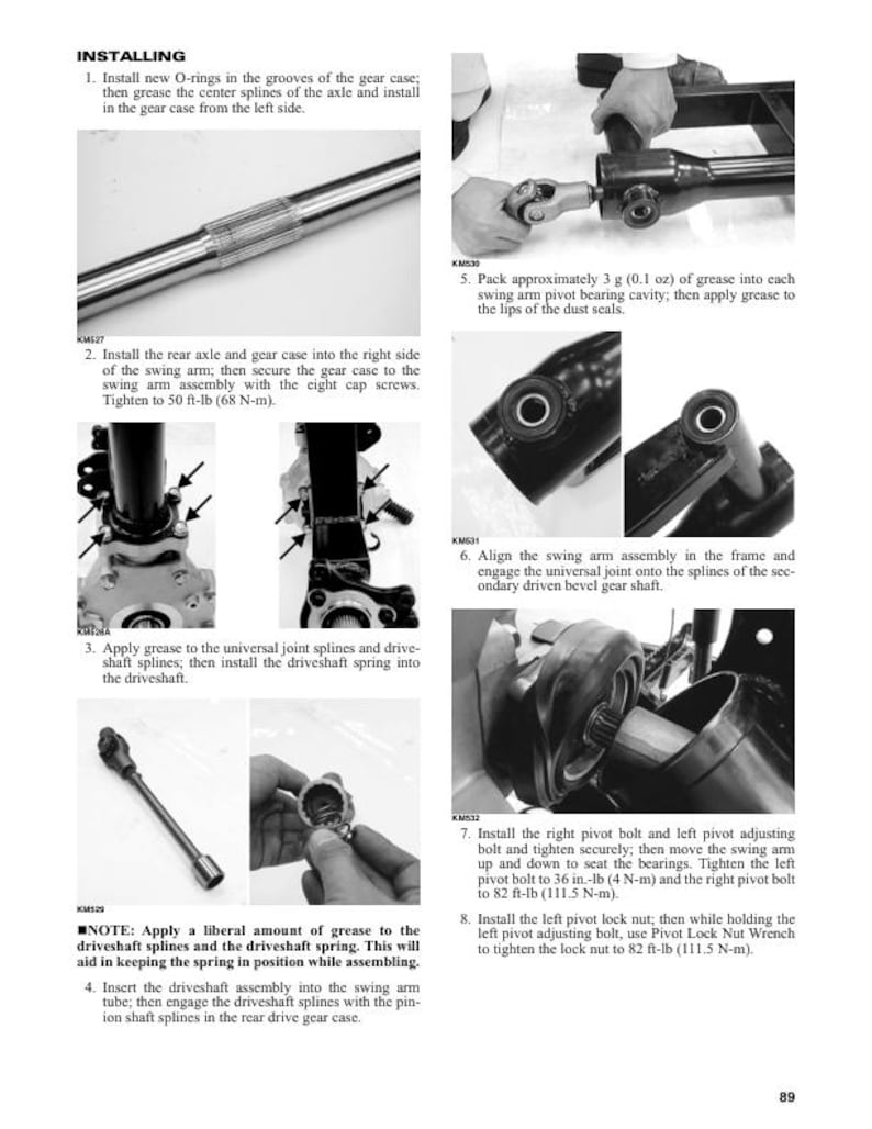Tracker Offroad 300 ATV Service Manual service manual preview page 8