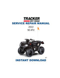 Tracker Offroad 90 ATV Service Manual PDF service repair manual cover