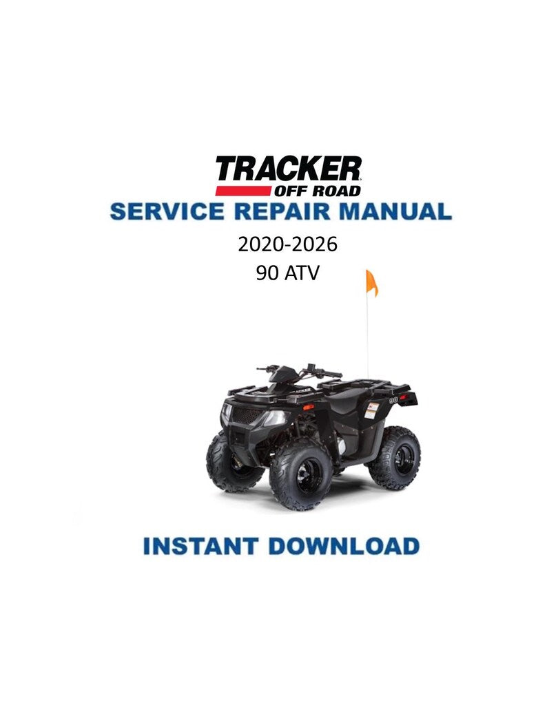 Tracker Offroad 90 ATV Service Manual PDF service repair manual cover