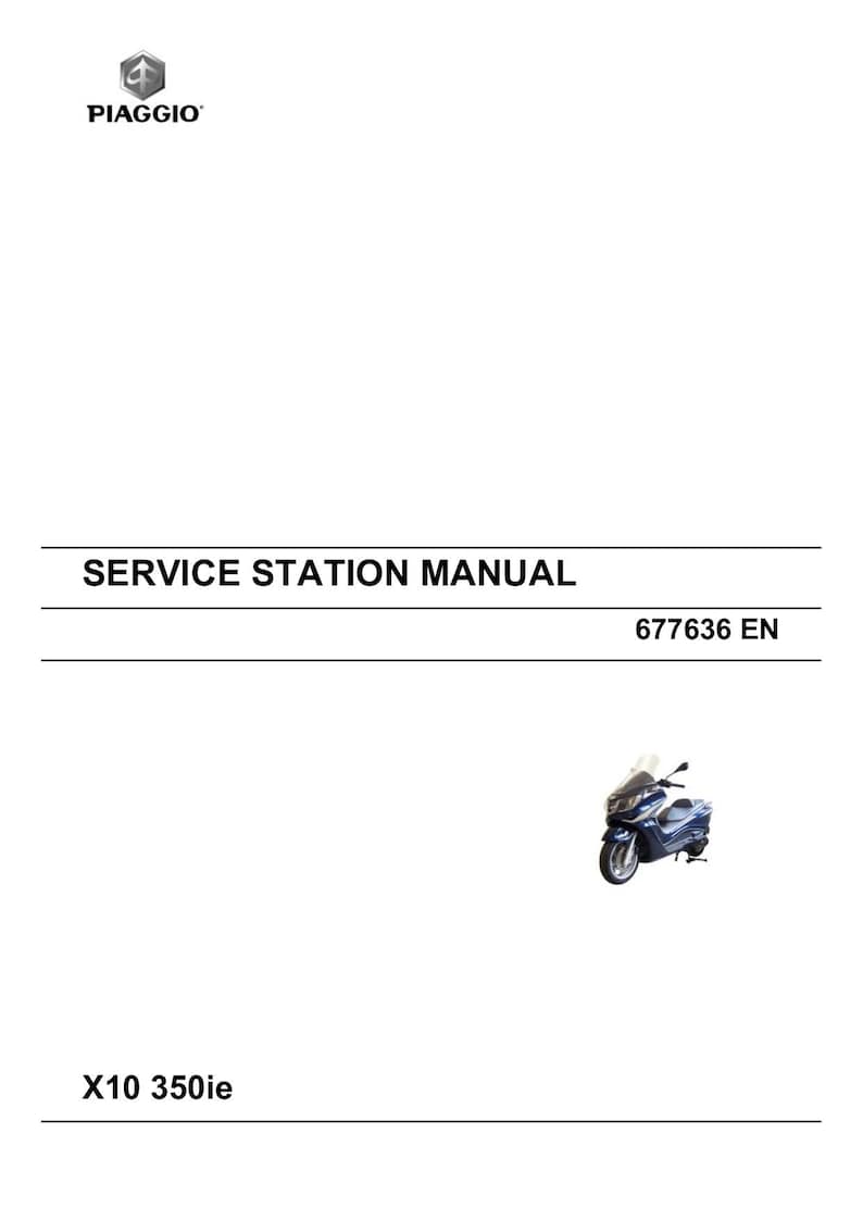 Piaggio X10 350ie Service Manual service manual preview page 2