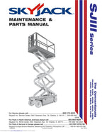 Skyjack SJIII Series Scissor Lift Service Manual service manual preview page 2