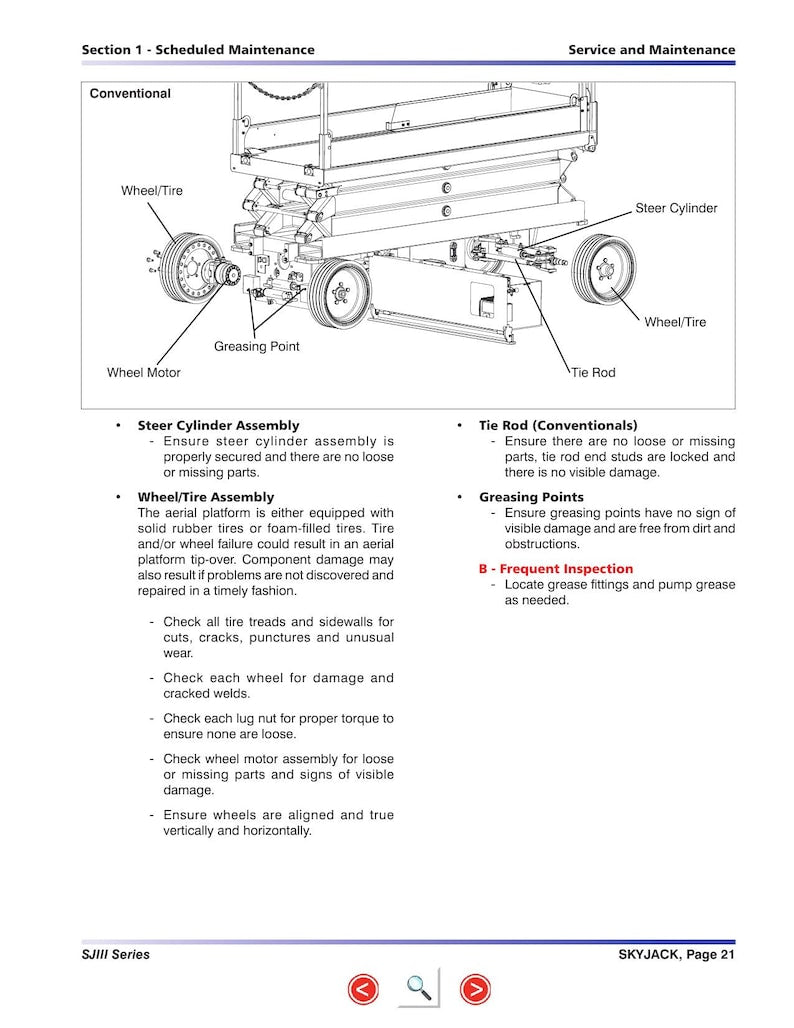 Skyjack SJIII Scissor Lift Service Manual 2013-2017 SJ3220 SJ3226 sj4620 service manual preview page 3