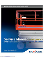 Skyjack SJIII Conventional Series Service Manual 2018-2022 Scissor Lift service manual preview page 2