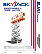 Skyjack SJIII Series Scissor Lift Service Manual service manual preview page 2