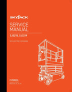 Skyjack SJ3215 SJ3219 Scissor Lift Service Manual 2023-2027 service manual preview page 2