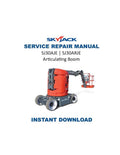 Skyjack SJ30AJE SJ30ARJE Articulating Boom Service Manual 2018-2022 PDF service repair manual cover