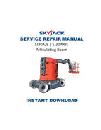 Skyjack SJ30AJE SJ30ARJE Articulating Boom Service Manual 2018-2022 PDF service repair manual cover
