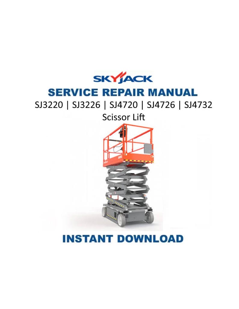 Skyjack SJ3220 SJ3226 SJ4720 sj4726 sj4732 Service Manual PDF service repair manual cover
