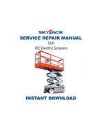 Skyjack SJIII DC Electric Scissors Service Manual PDF service repair manual cover