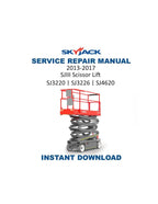 Skyjack SJIII Scissor Lift Service Manual 2013-2017 SJ3220 SJ3226 sj4620 PDF service repair manual cover