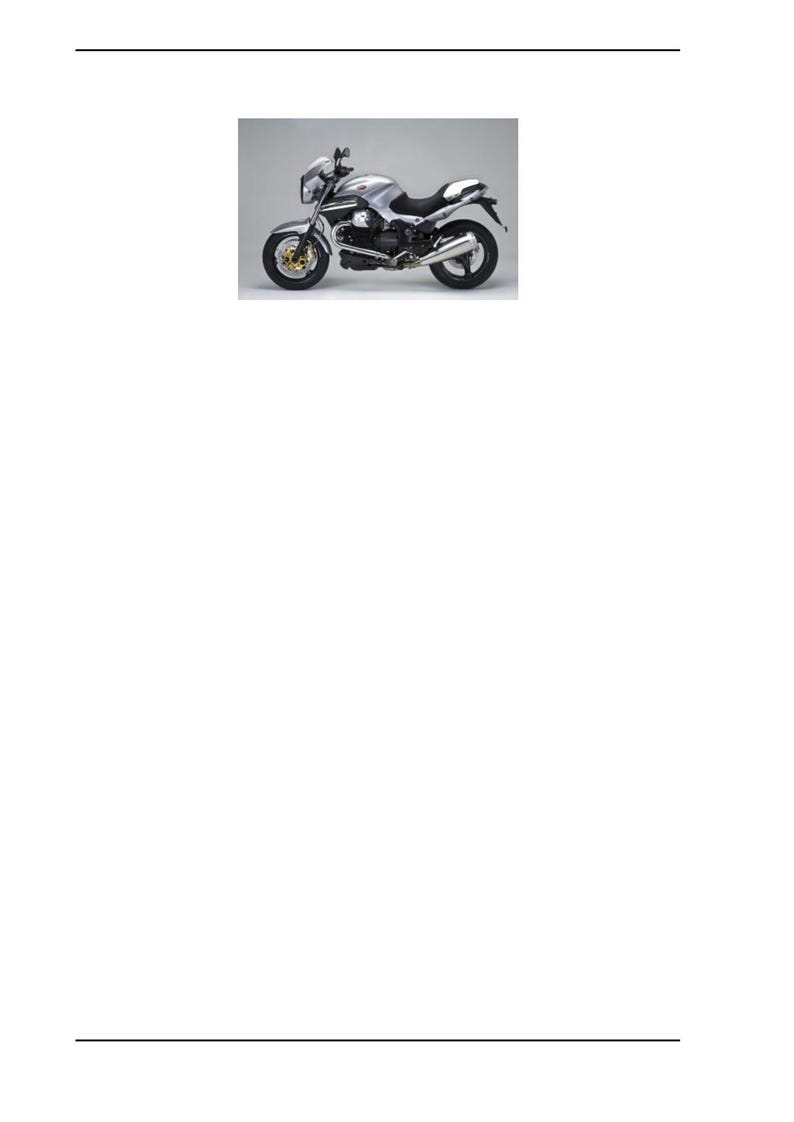 Moto Guzzi 1200 Sport 4V ABS Service Manual service manual preview page 8