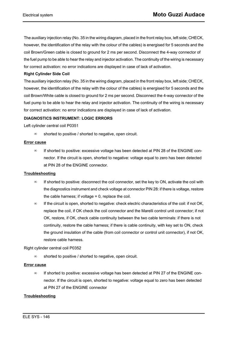 Moto Guzzi Audace Service Manual 2015-2019 Motorcycle service manual preview page 5
