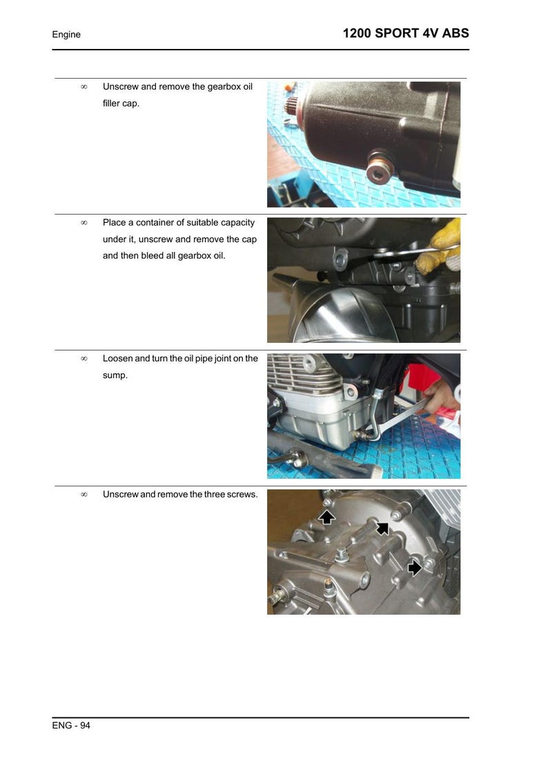 Moto Guzzi 1200 Sport 4V ABS Service Manual service manual preview page 6