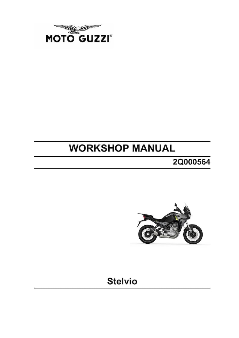Moto Guzzi Stelvio Service Manual service manual preview page 2