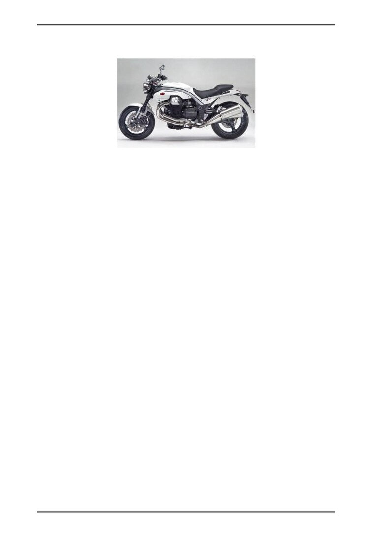 Moto Guzzi Griso 8V 1200 Service Manual service manual preview page 7