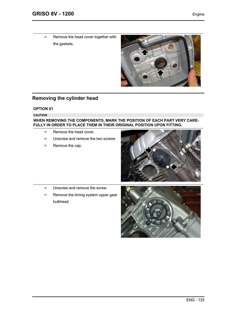 Moto Guzzi Griso 8V 1200 Service Manual service manual preview page 6