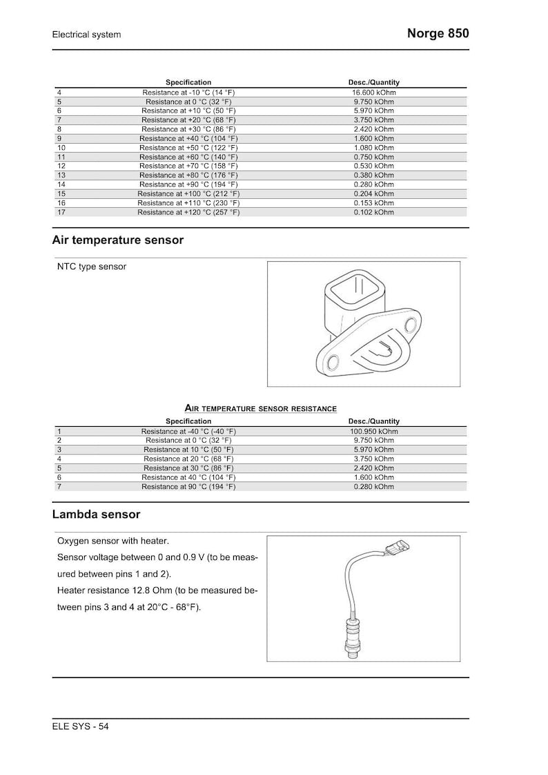 Moto Guzzi Norge 850 Service Manual service manual preview page 6