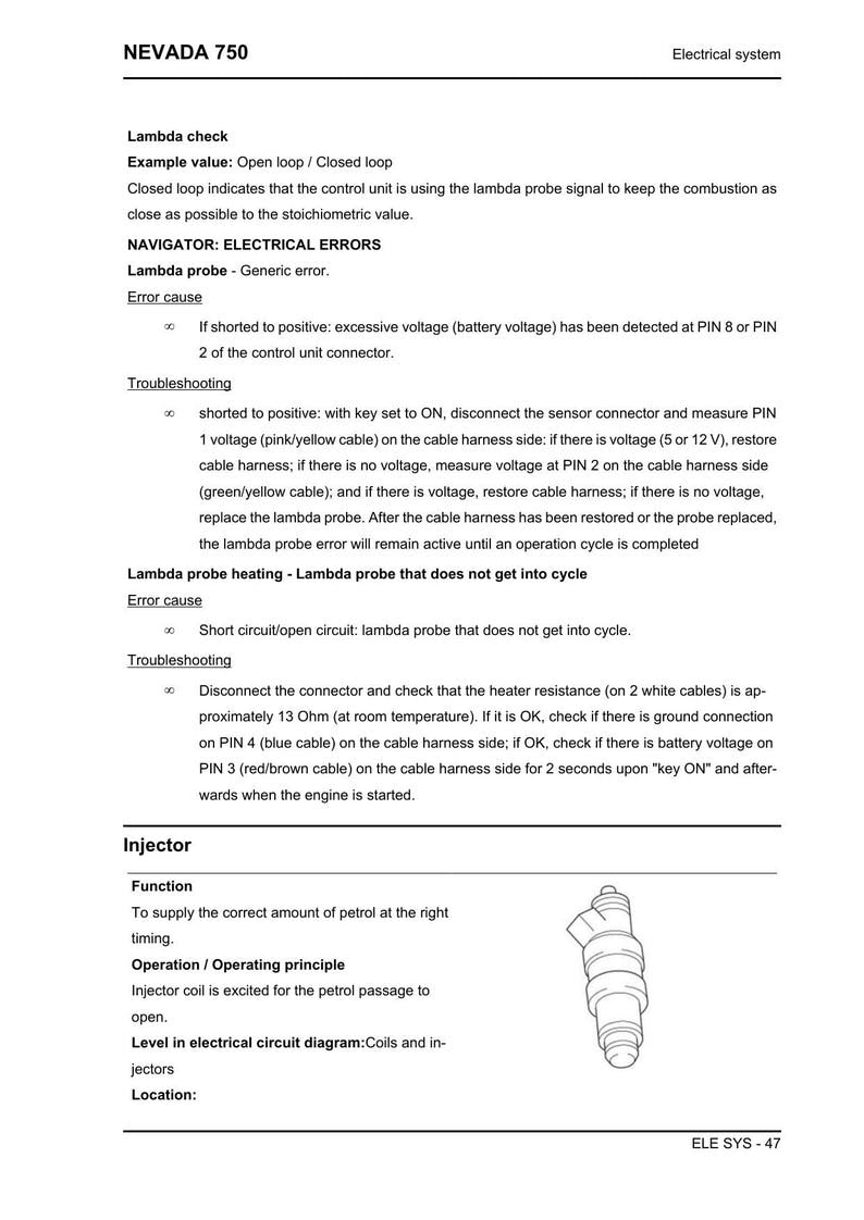 Moto Guzzi Nevada 750 Service Manual service manual preview page 6