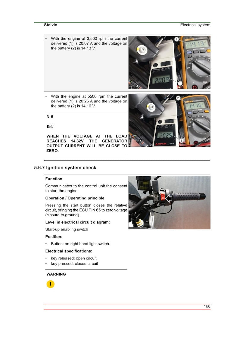 Moto Guzzi Stelvio Service Manual service manual preview page 4
