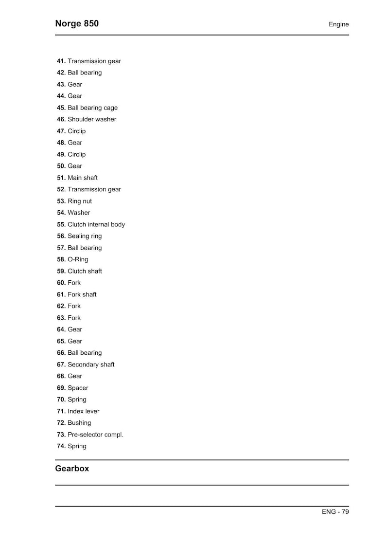 Moto Guzzi Norge 850 Service Manual service manual preview page 7