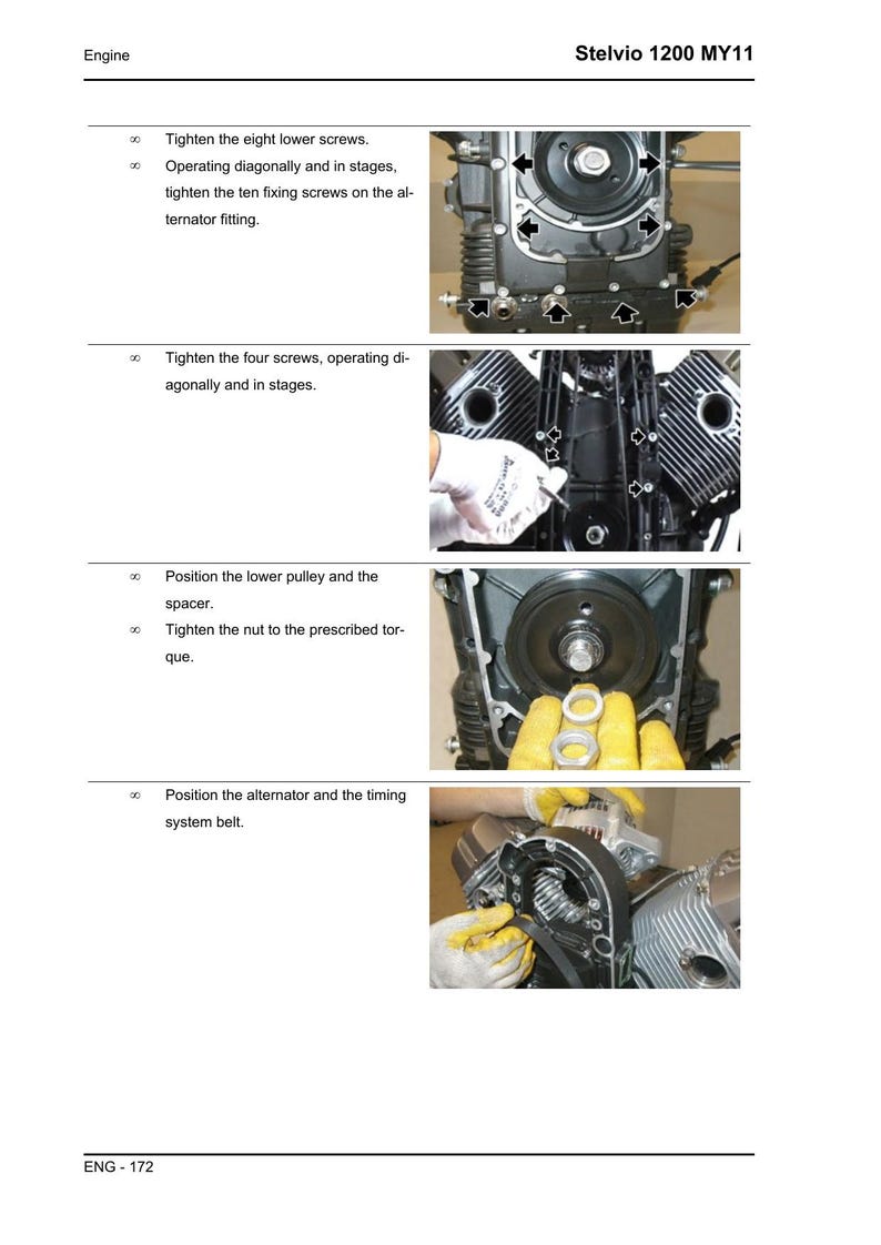 Moto Guzzi Stelvio 1200 Service Manual 2011-2015 Motorcycle service manual preview page 7
