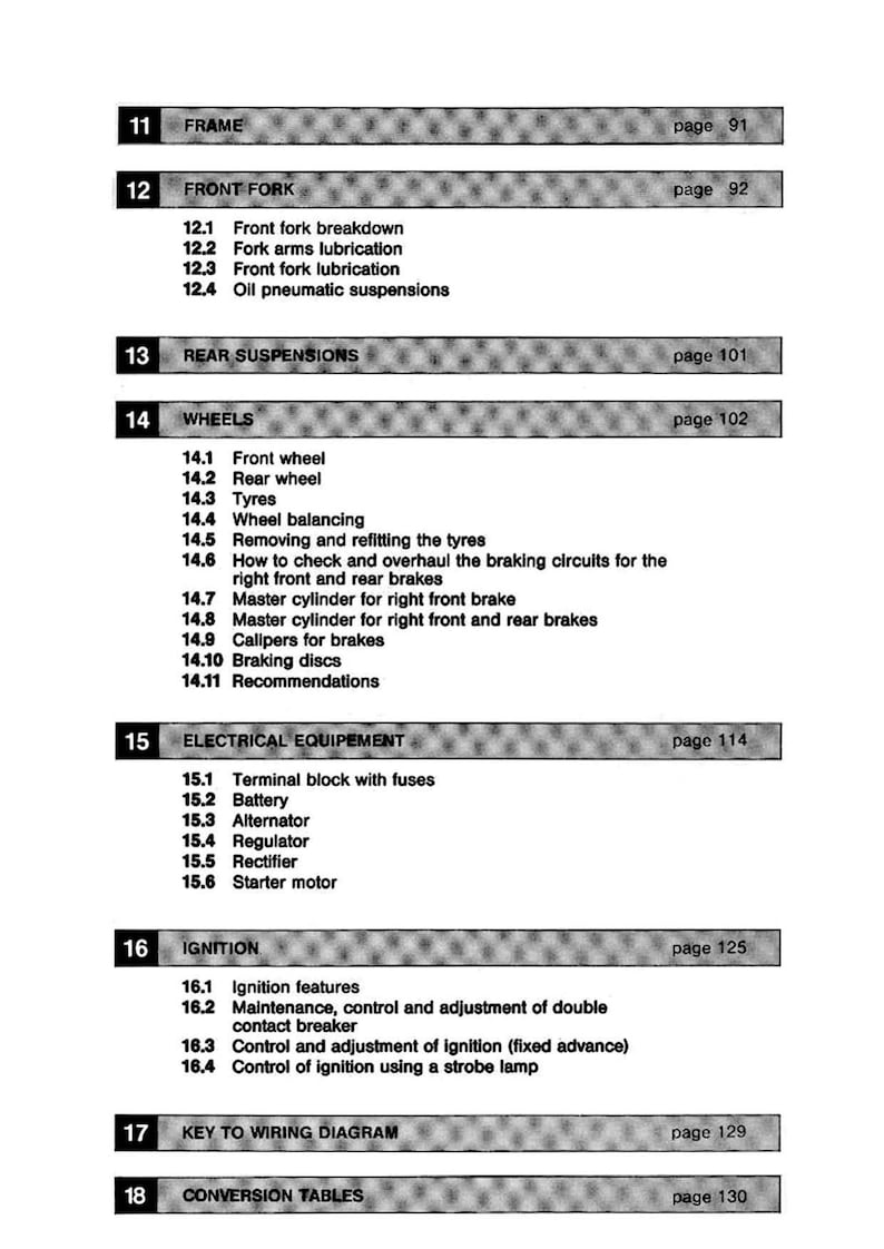 Moto Guzzi V35 V50 V65 Service Manual service manual preview page 5