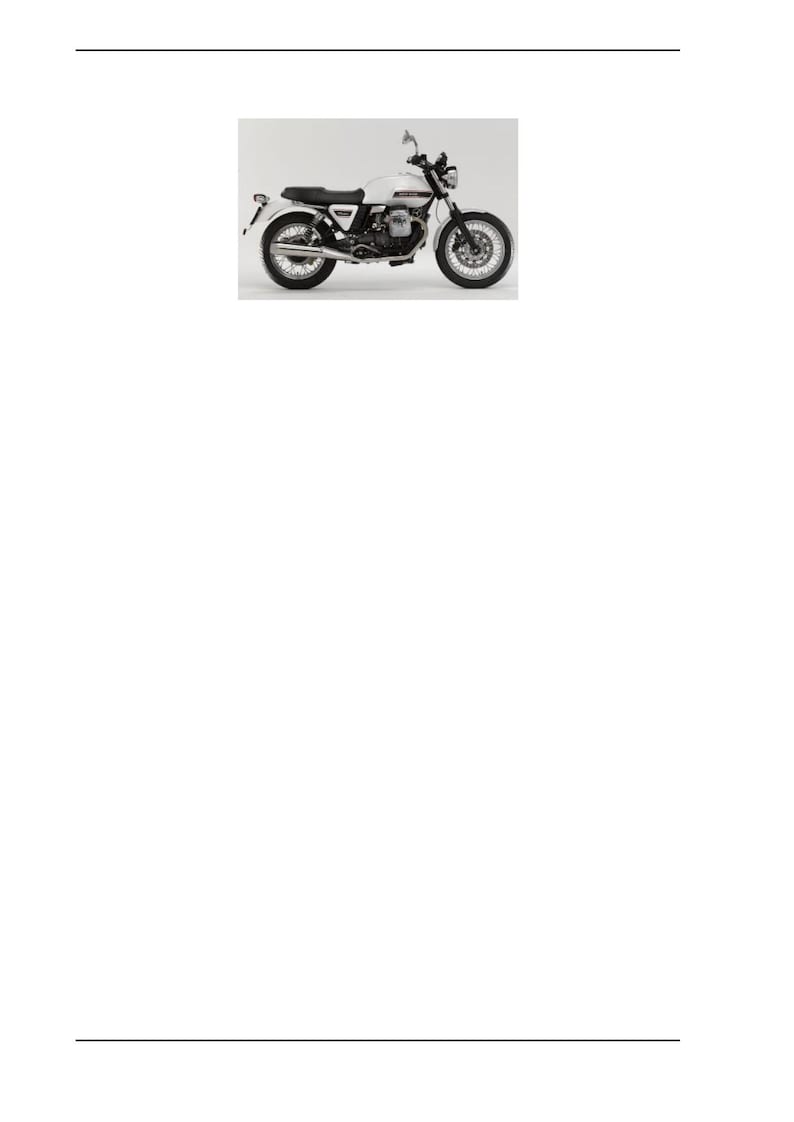 Moto Guzzi V7 Classic Service Manual service manual preview page 8