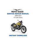 Moto Guzzi V7 Cafe Classic Service Manual PDF service repair manual cover