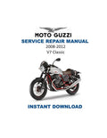 Moto Guzzi V7 Classic Service Manual PDF service repair manual cover