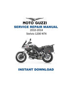 Moto Guzzi Stelvio 1200 NTX Service Manual 2010-2014 Motorcycle PDF service repair manual cover