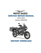Moto Guzzi Stelvio 1200 NTX Service Manual 2011-2015 Motorcycle PDF service repair manual cover