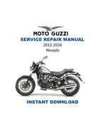 Moto Guzzi Nevada Service Manual PDF service repair manual cover