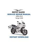 Moto Guzzi Norge 1200 Service Manual 2006-2010 Motorcycle PDF service repair manual cover