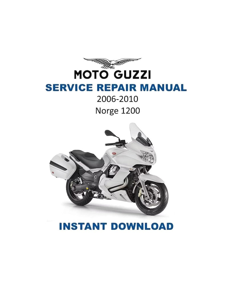 Moto Guzzi Norge 1200 Service Manual 2006-2010 Motorcycle PDF service repair manual cover