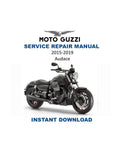 Moto Guzzi Audace Service Manual 2015-2019 Motorcycle PDF service repair manual cover