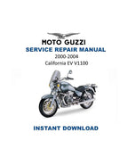 Moto Guzzi California EV V1100 Service Manual 2000-2004 Motorcycle PDF service repair manual cover