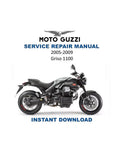 Moto Guzzi Griso 1100 Service Manual PDF service repair manual cover