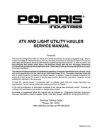 Polaris ATV Trail Boss Big Boss Service Manual service manual preview page 2