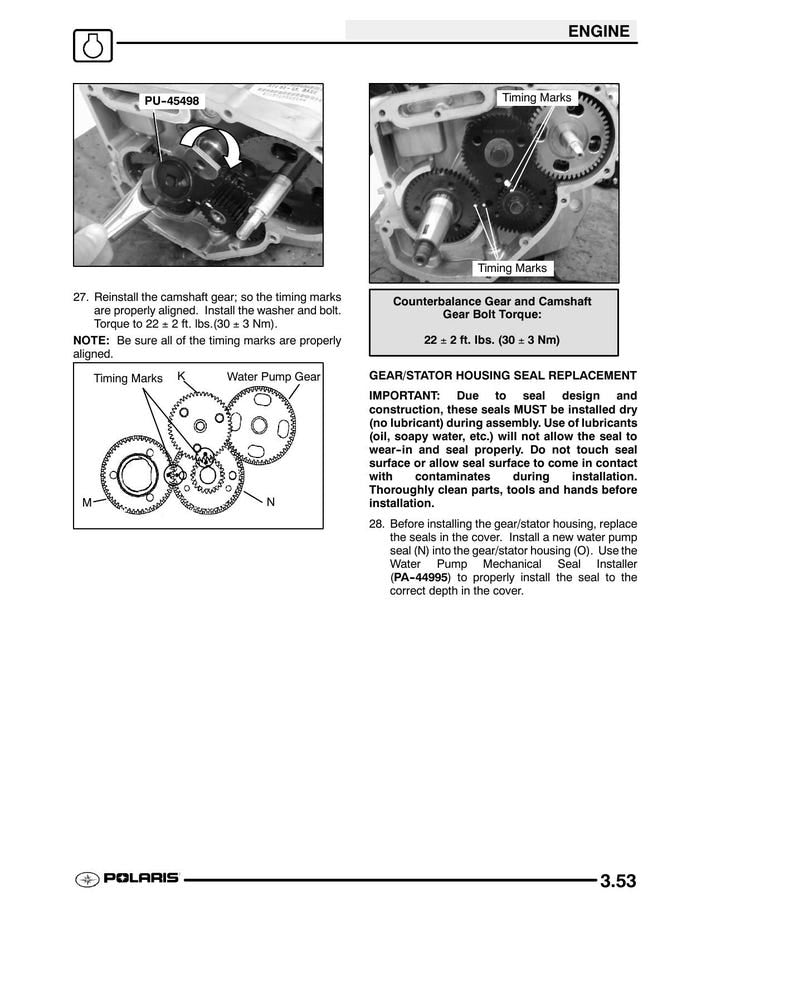 Polaris Sportsman 700 800 EFI Service Manual 2005-2009 ATV service manual preview page 10