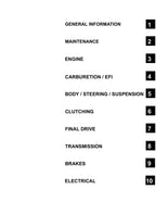 Polaris Ranger 500 Service Manual 2007-2011 UTV 2X4 4X4 EFI service manual preview page 3